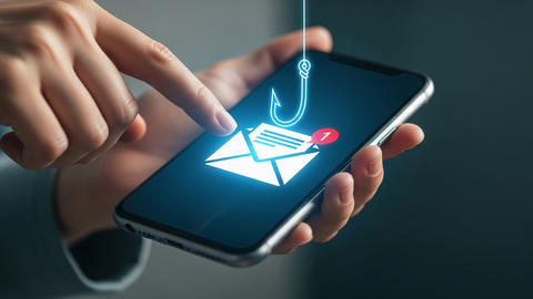mobile phone being held